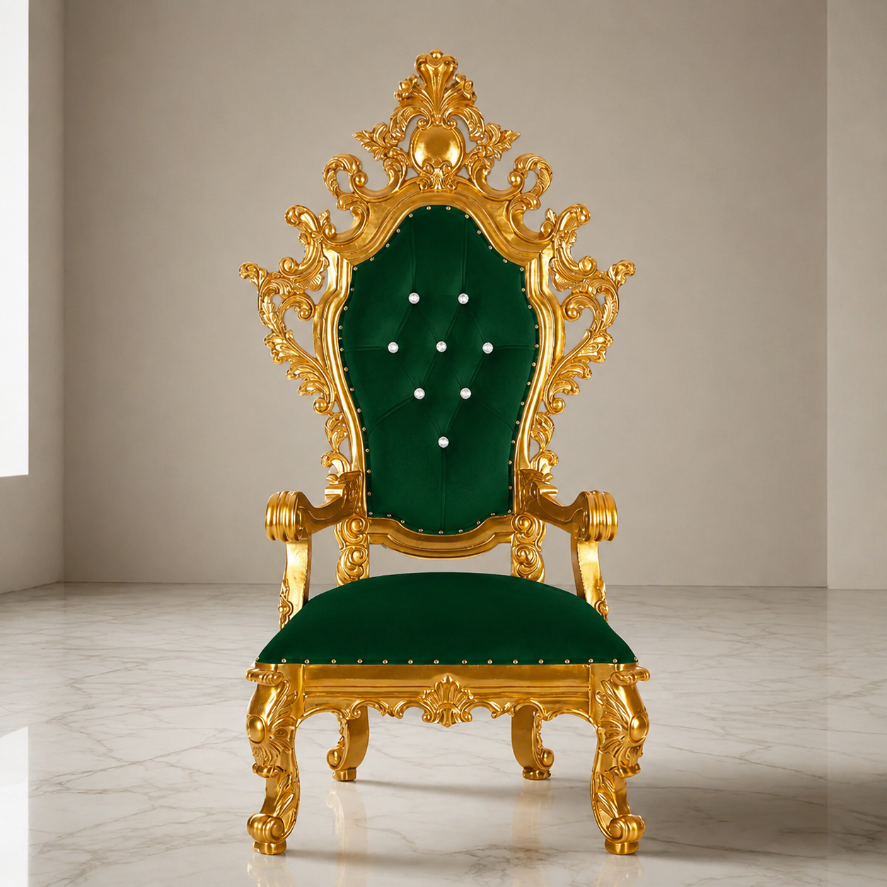 King Darius Royal Throne Chair