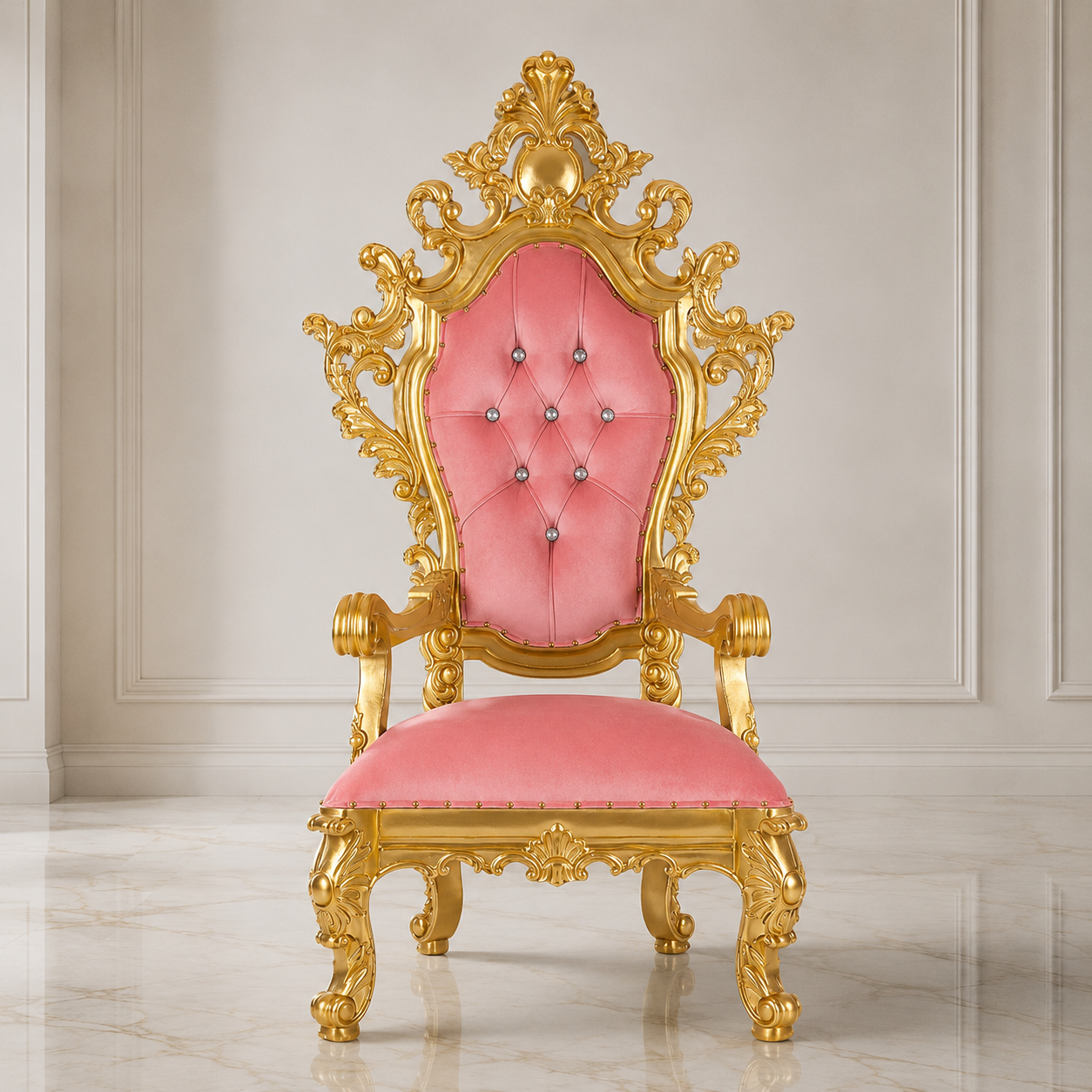 King Darius Royal Throne Chair