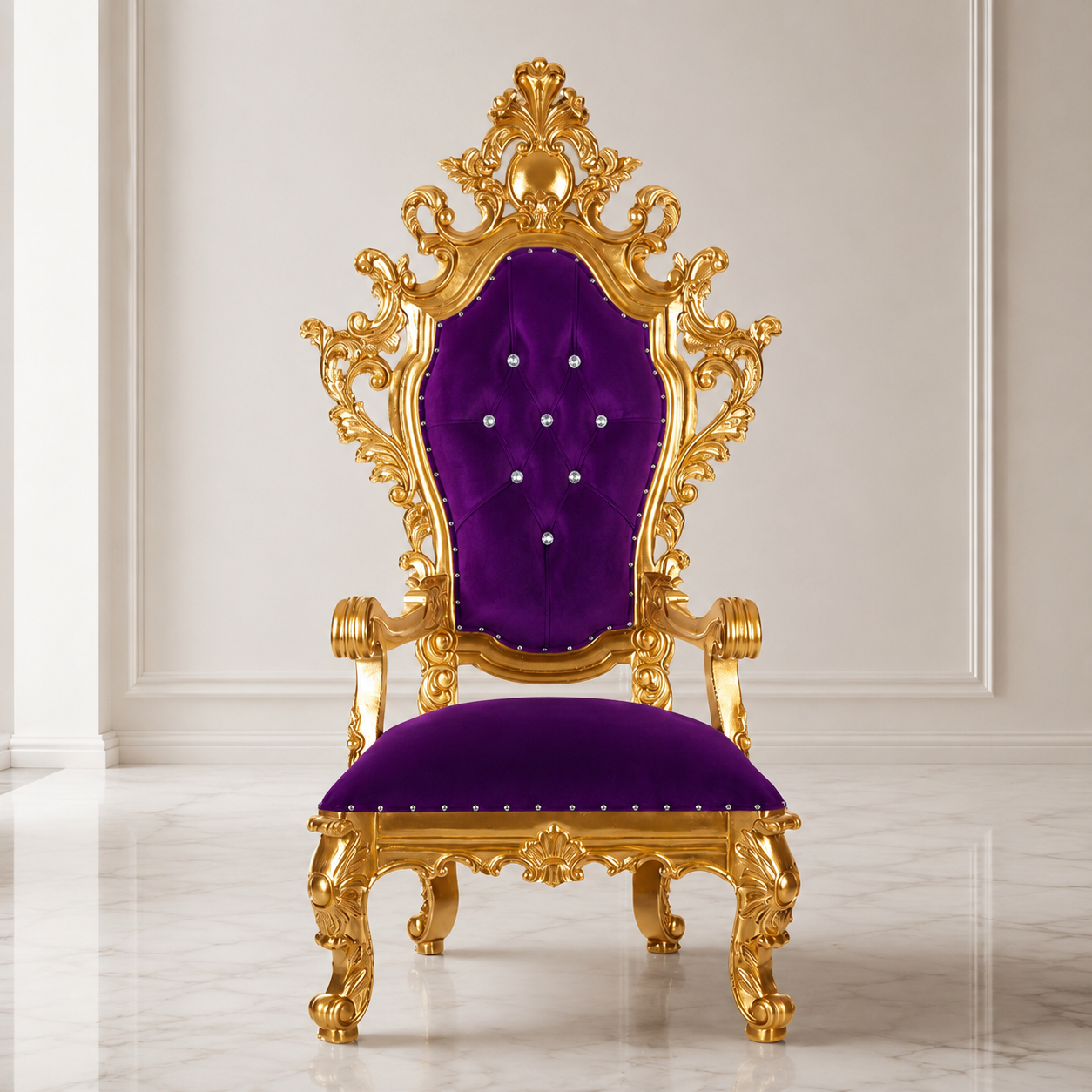 King Darius Royal Throne Chair