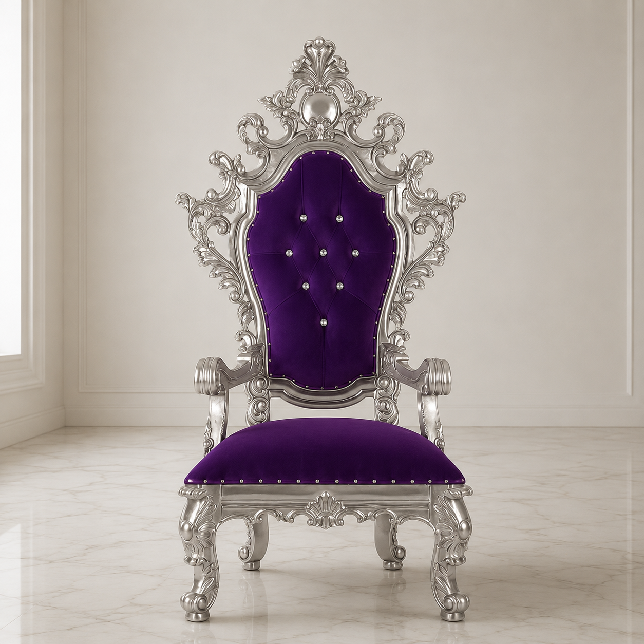 King Darius Royal Throne Chair