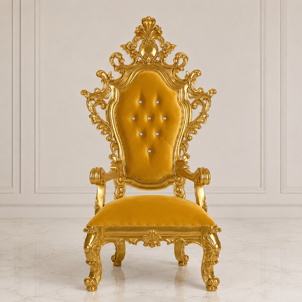 King Darius Royal Throne Chair