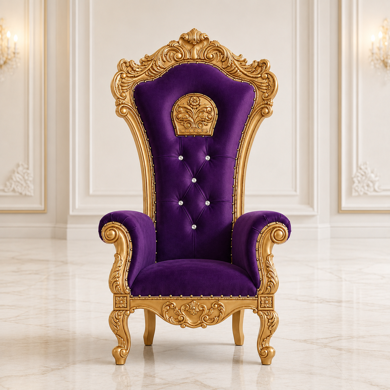 Silla del trono de la reina Babette