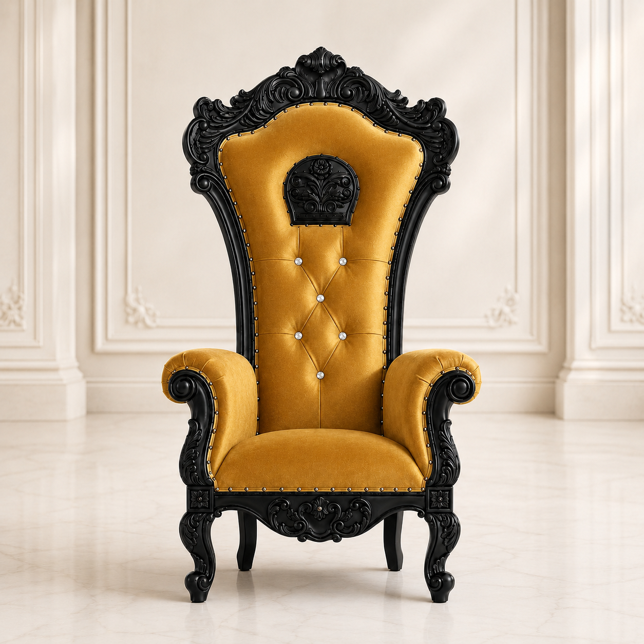 Silla del trono de la reina Babette