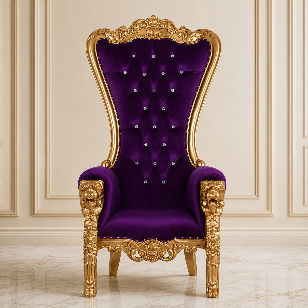 King Leonardo Throne Chair