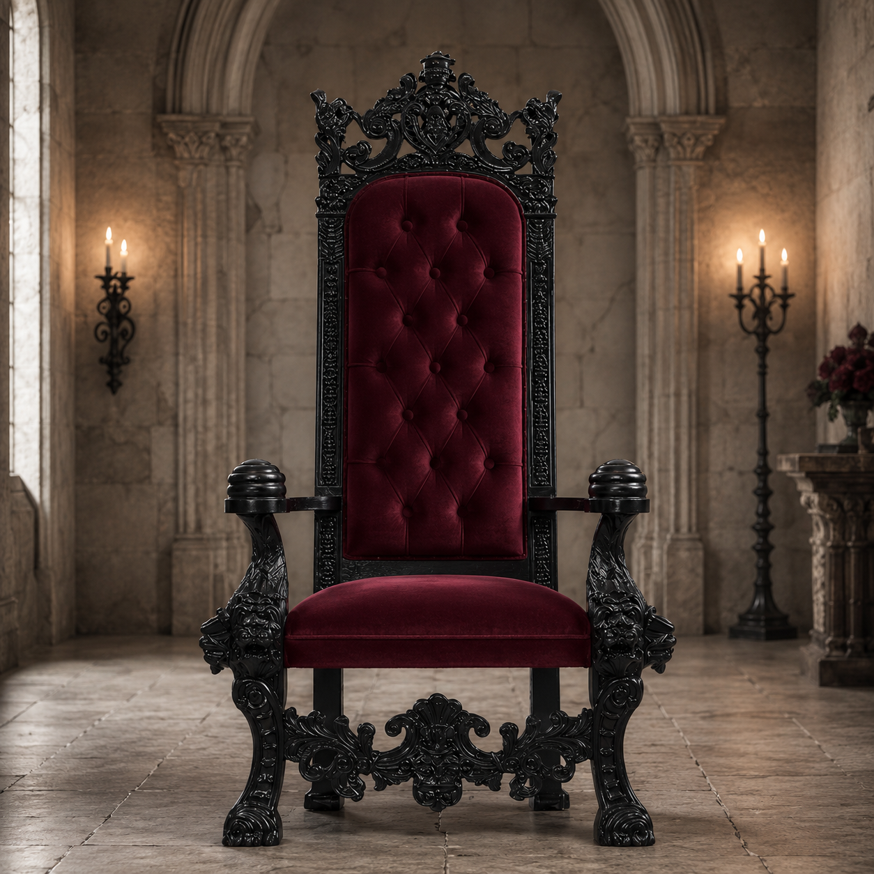 King Solomon Royal Throne Chair