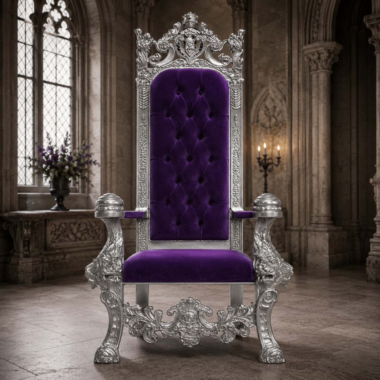 King Solomon Royal Throne Chair