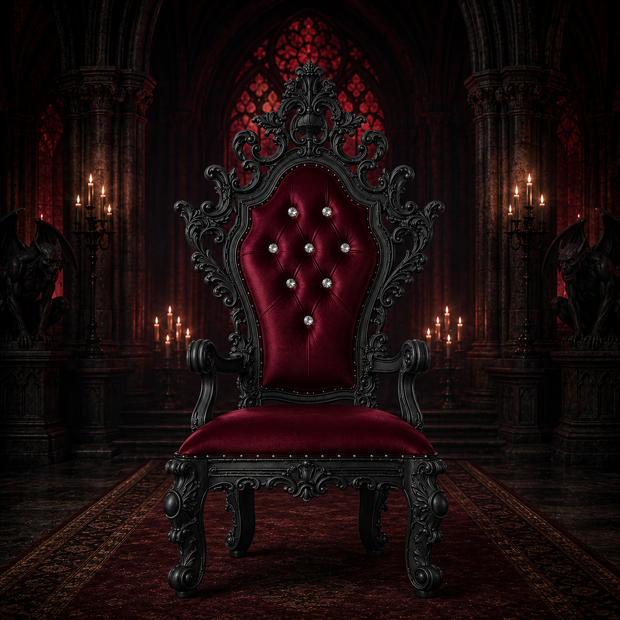 King Darius Royal Throne Chair