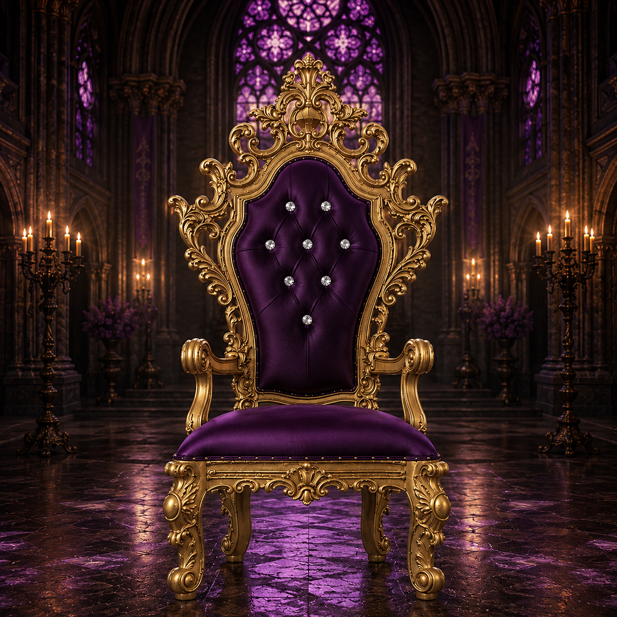 King Darius Royal Throne Chair