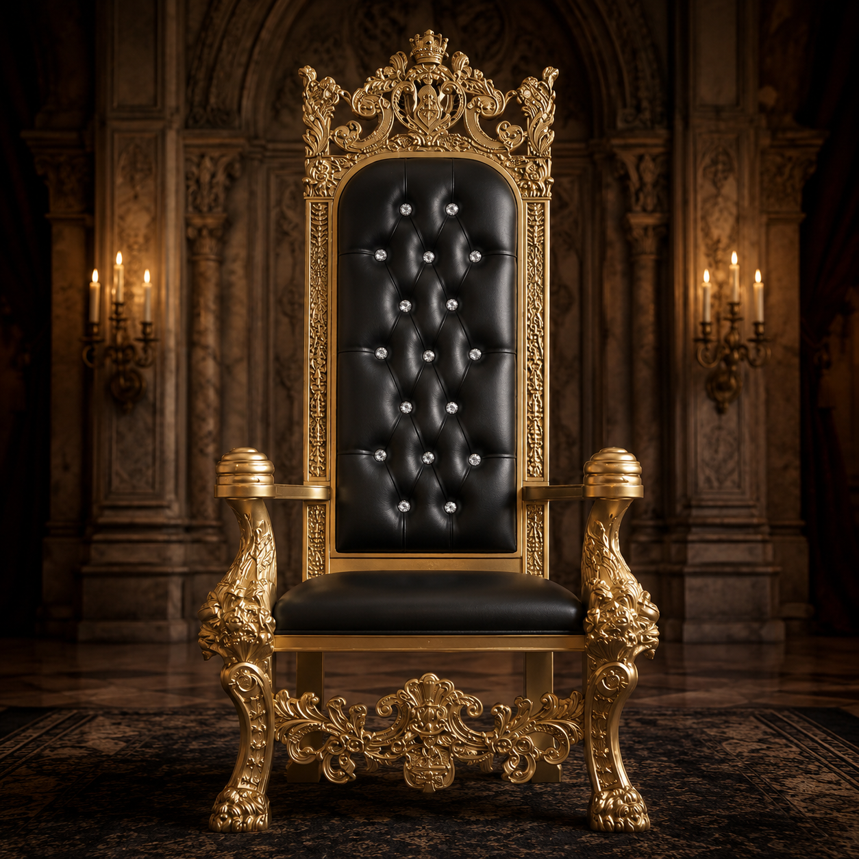 King Solomon Royal Throne Chair