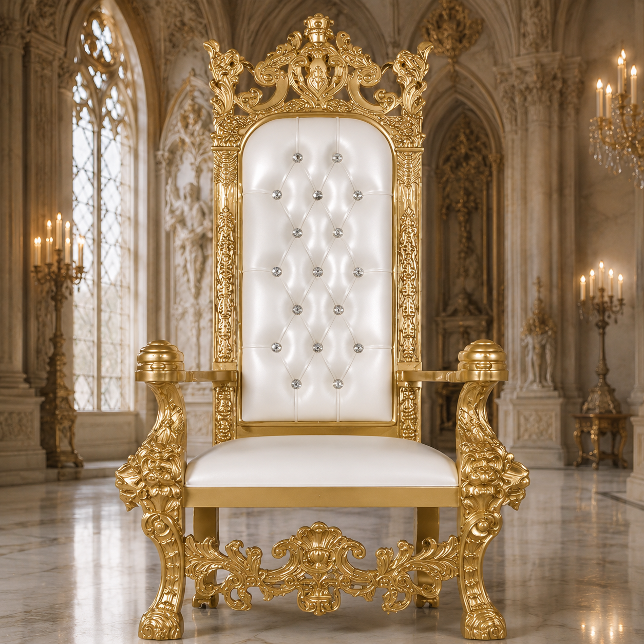 King Solomon Royal Throne Chair