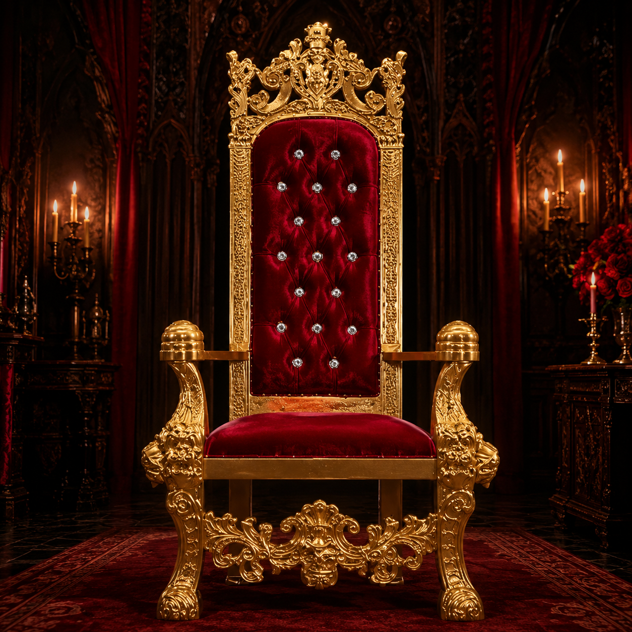 King Solomon Royal Throne Chair