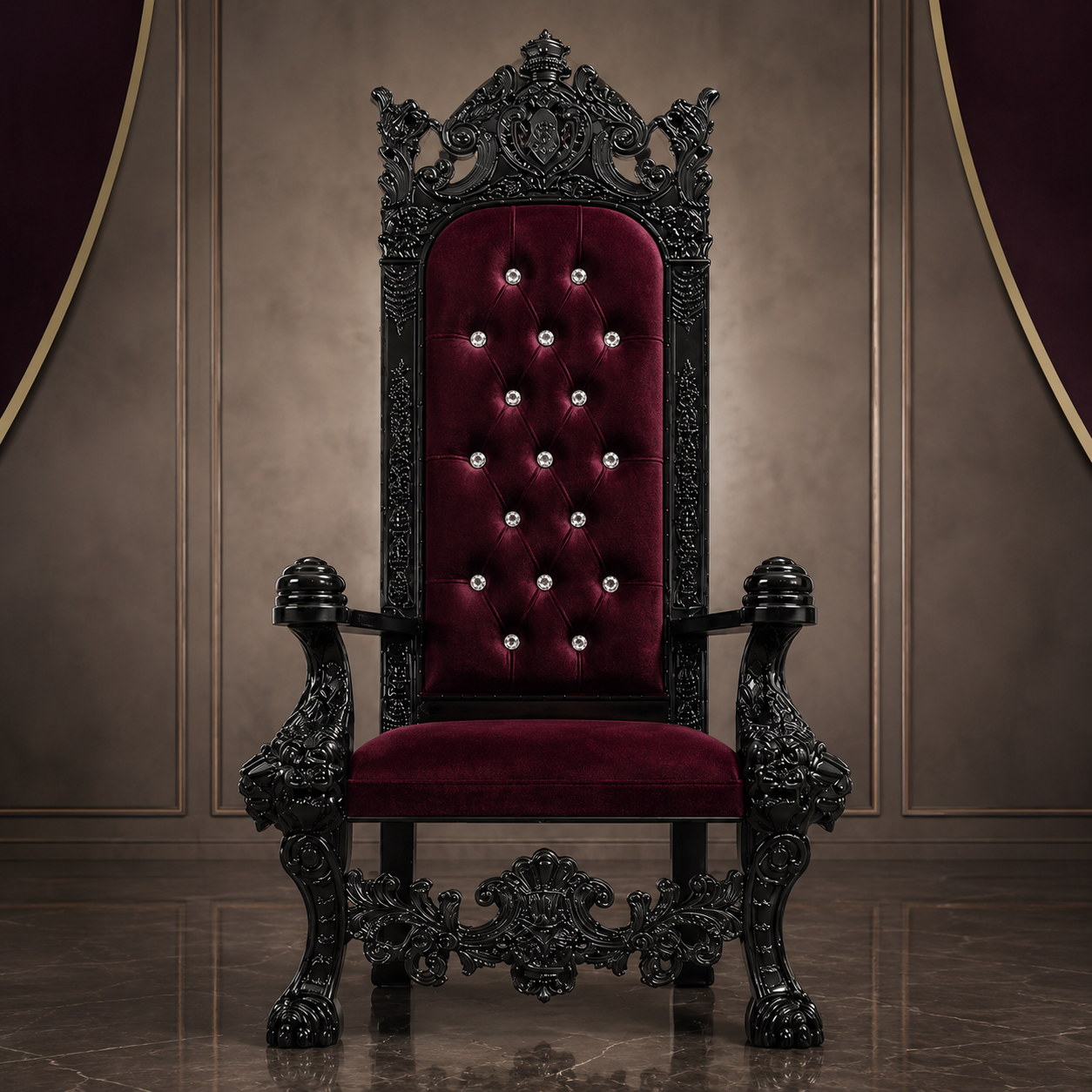 King Solomon Royal Throne Chair
