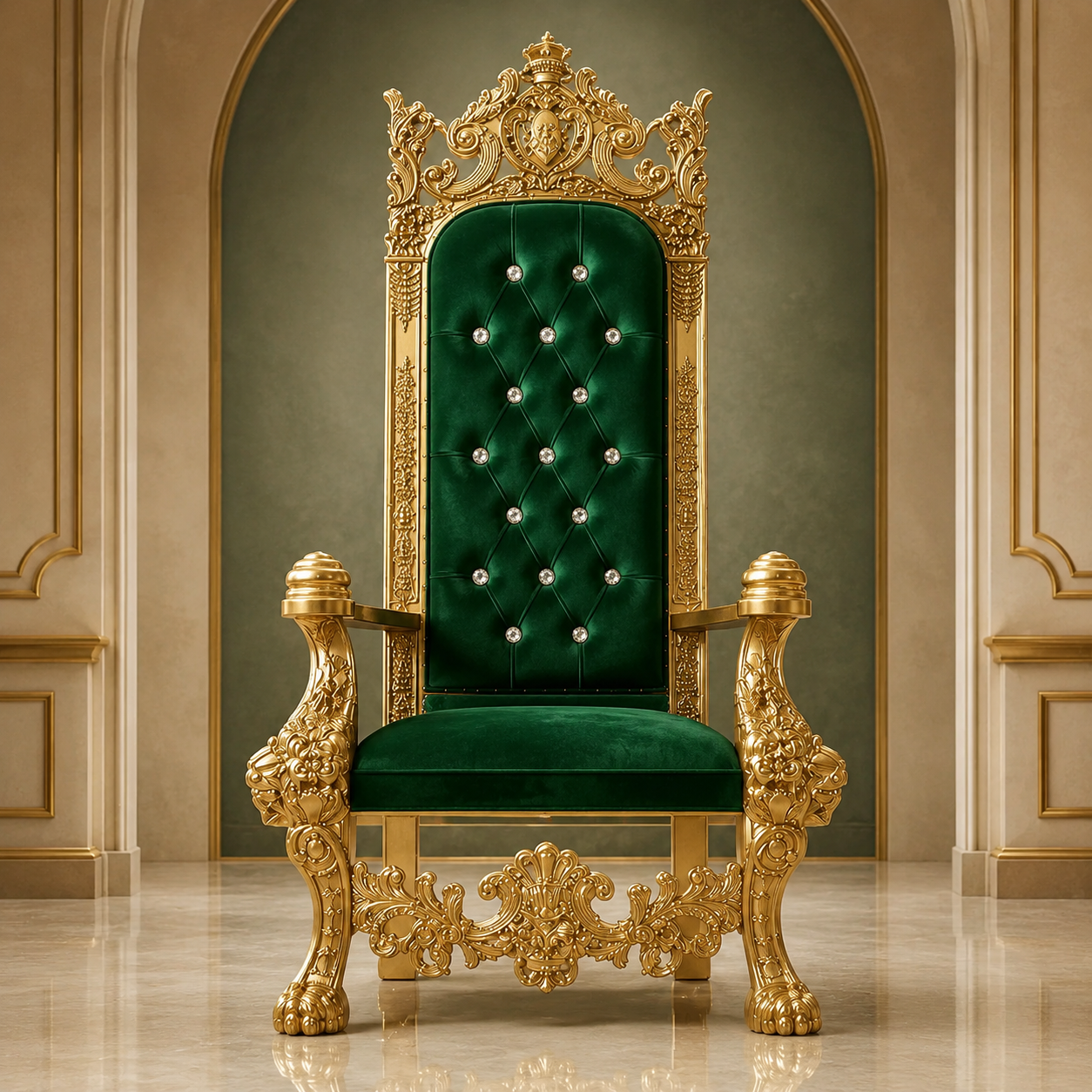 King Solomon Royal Throne Chair