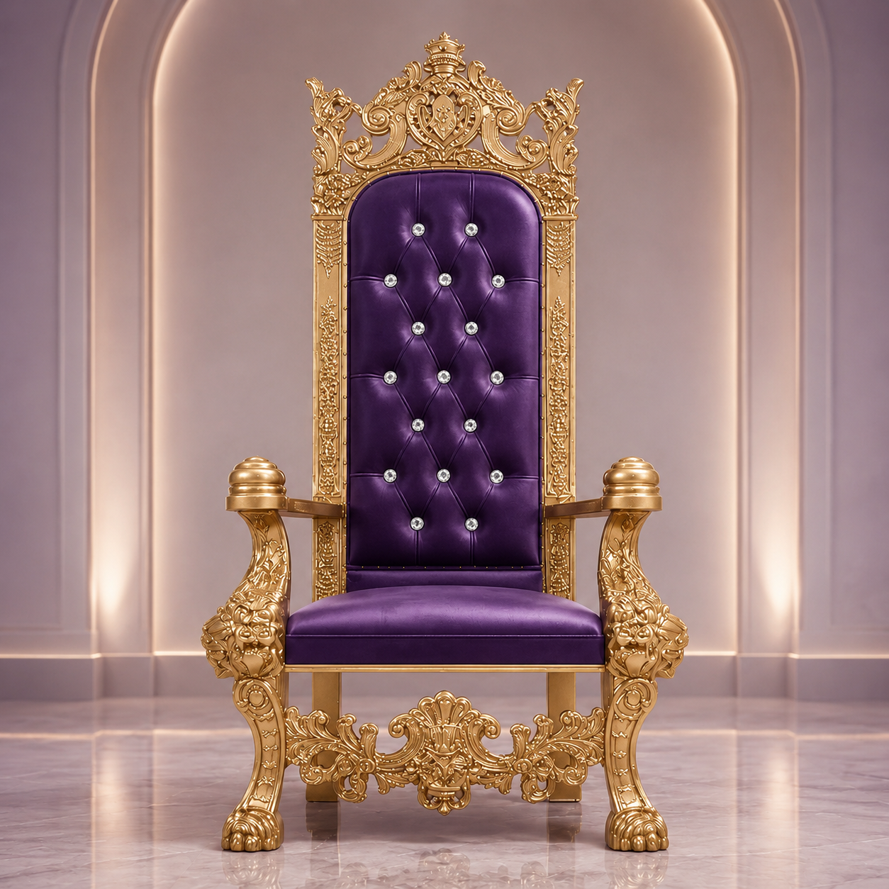 King Solomon Royal Throne Chair