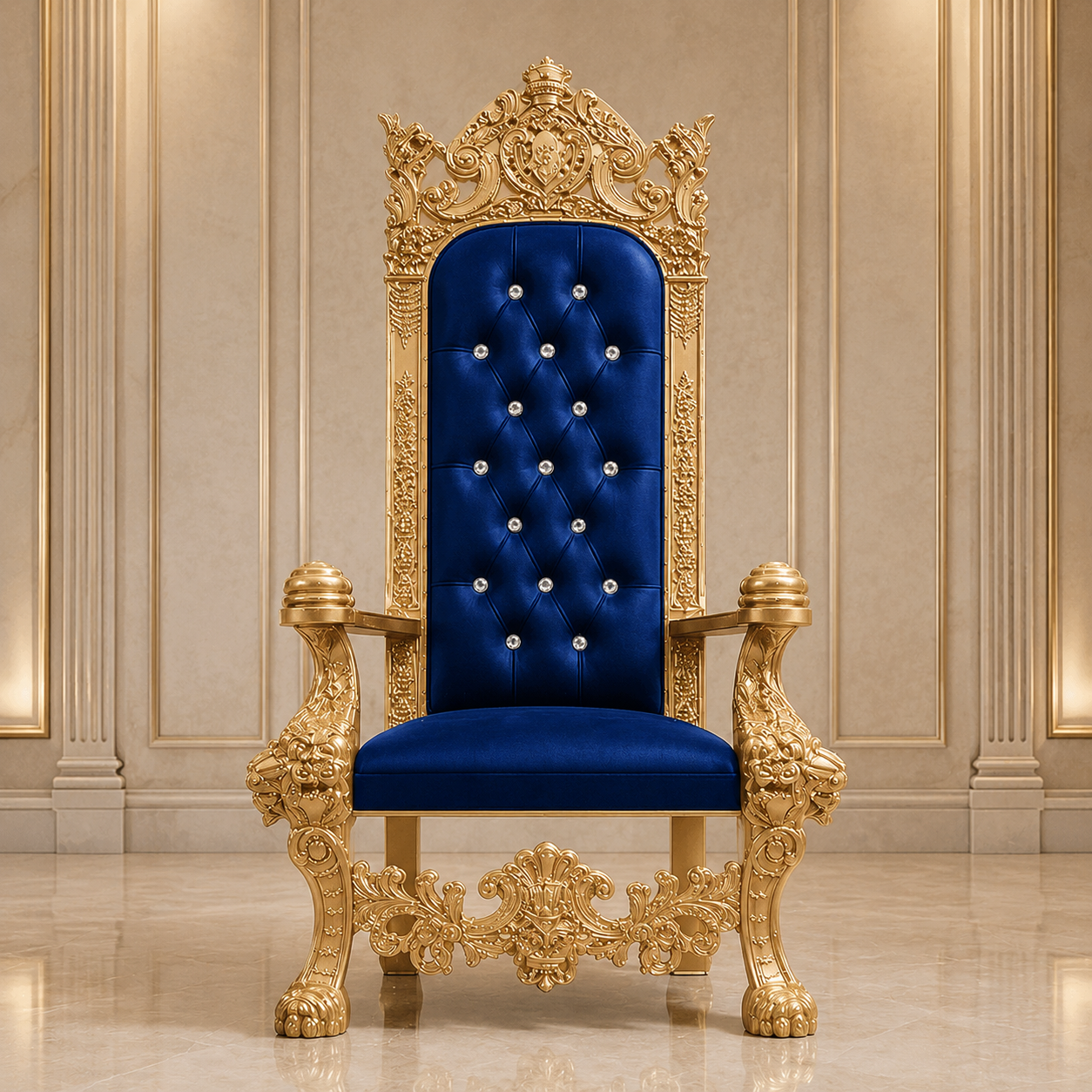 King Solomon Royal Throne Chair