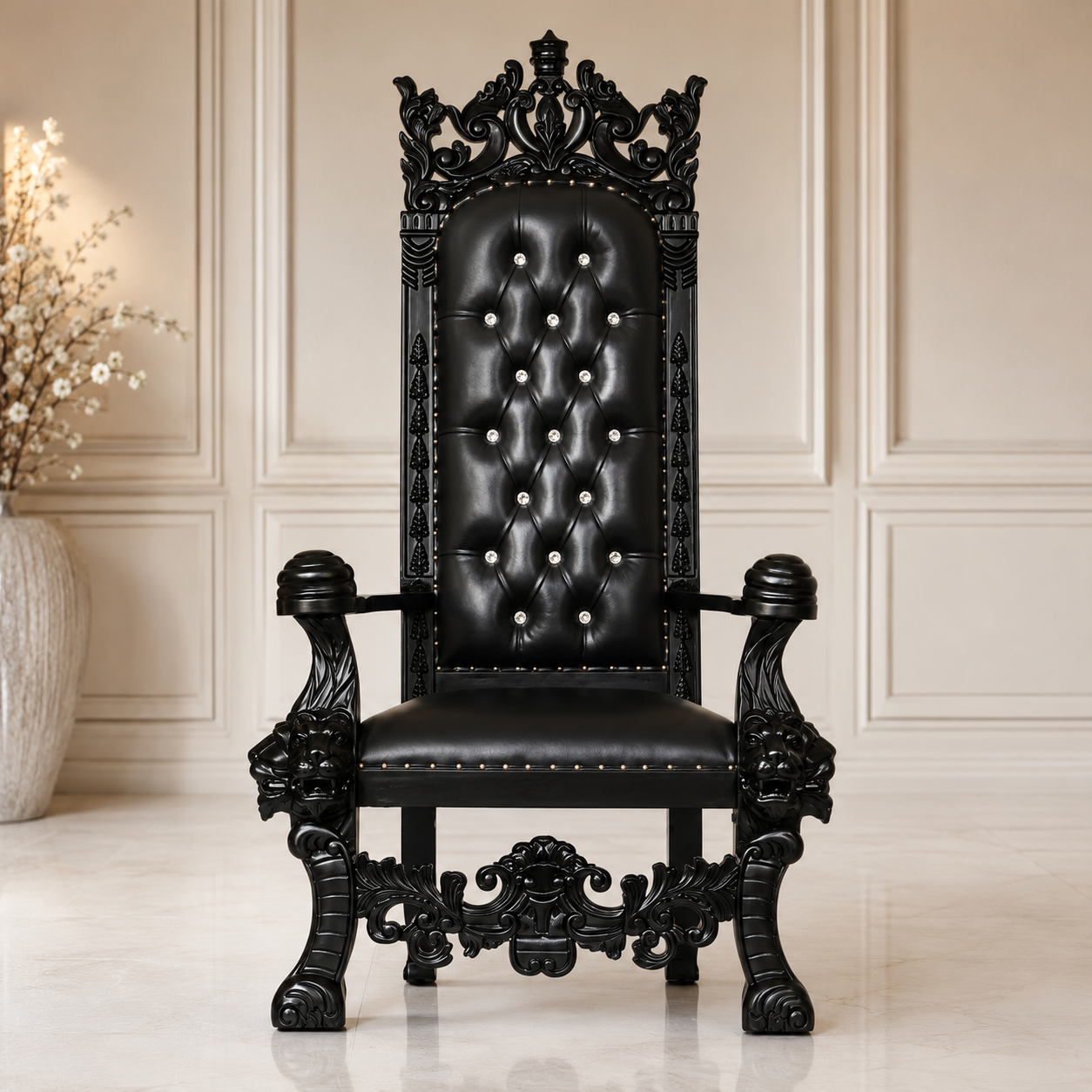 King Solomon Royal Throne Chair