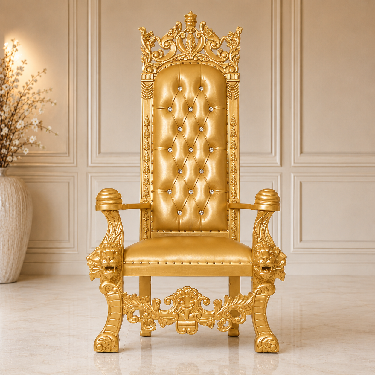 King Solomon Royal Throne Chair