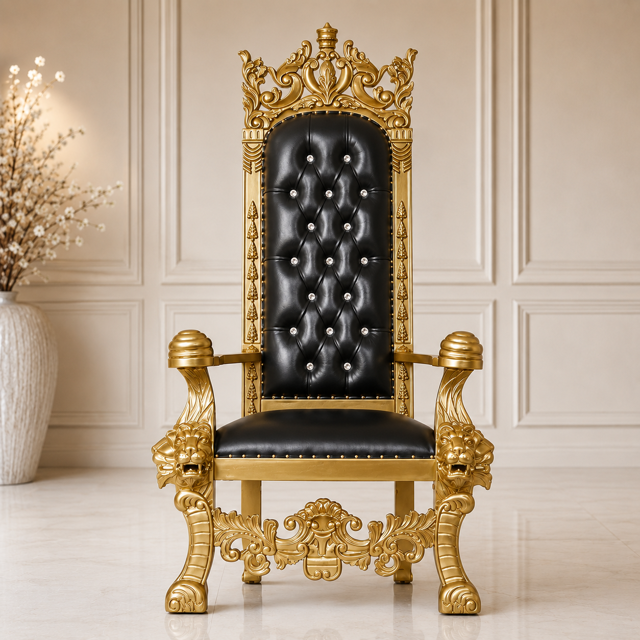 King Solomon Royal Throne Chair