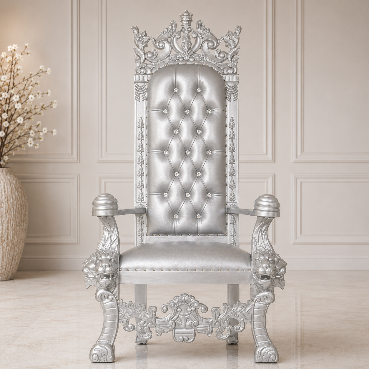 King Solomon Royal Throne Chair