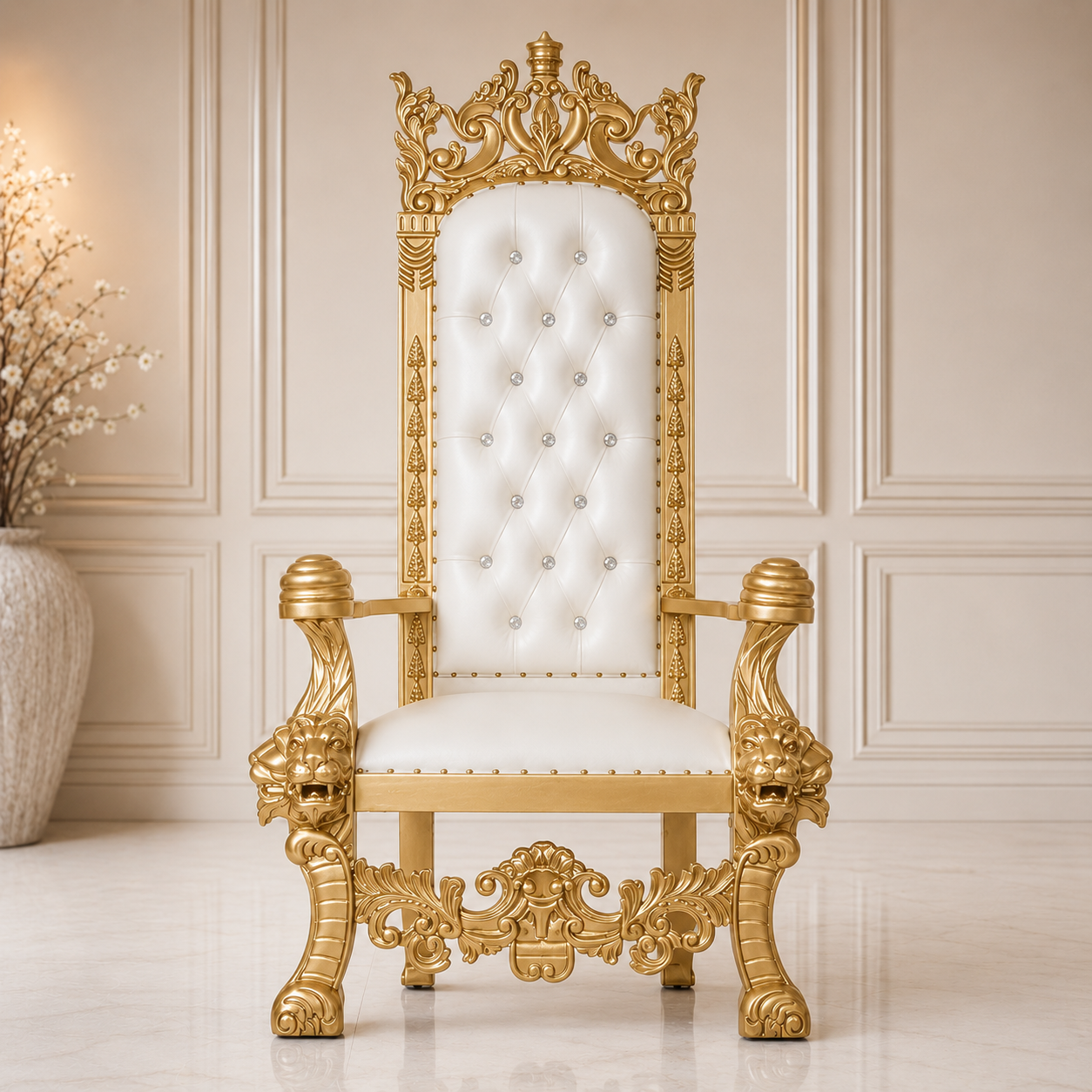 King Solomon Royal Throne Chair