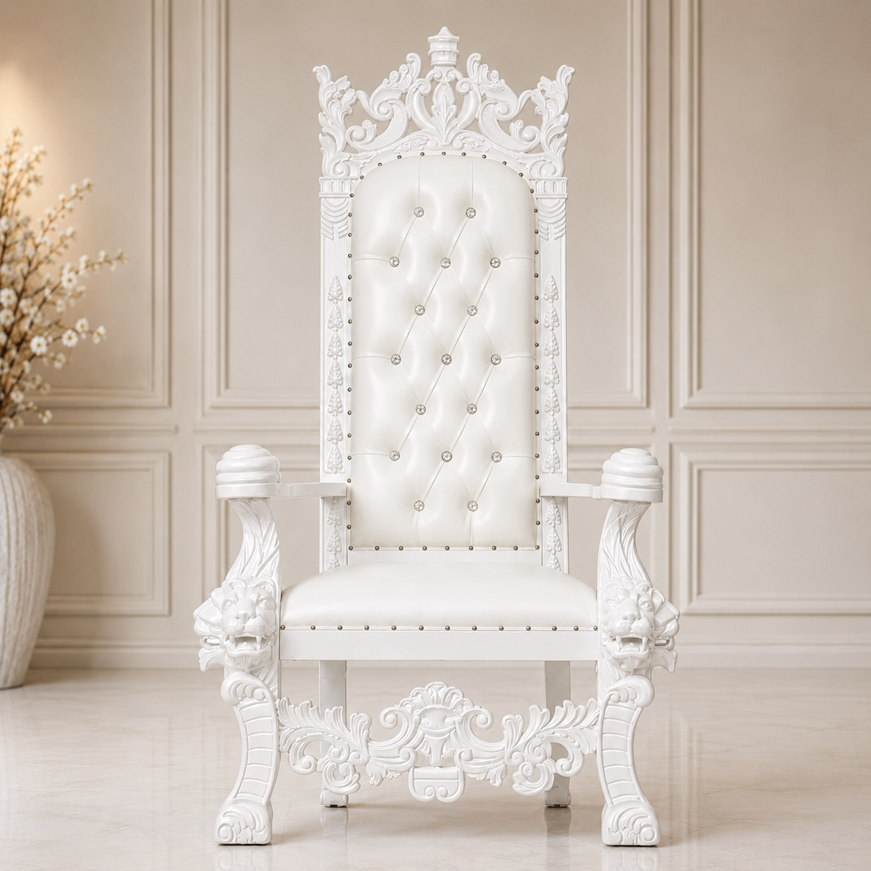 King Solomon Royal Throne Chair