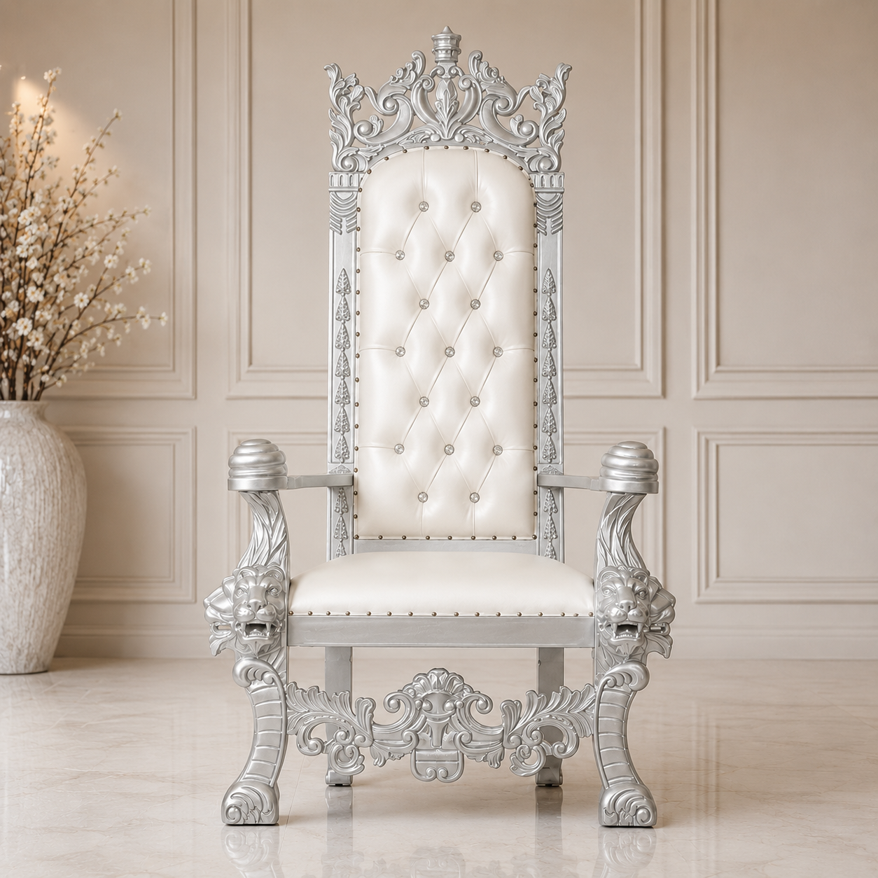 King Solomon Royal Throne Chair
