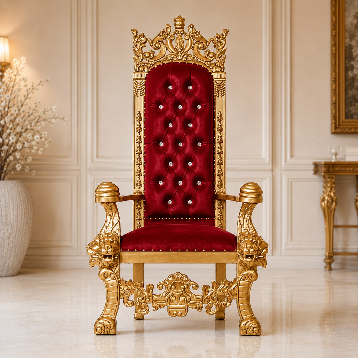 King Solomon Royal Throne Chair