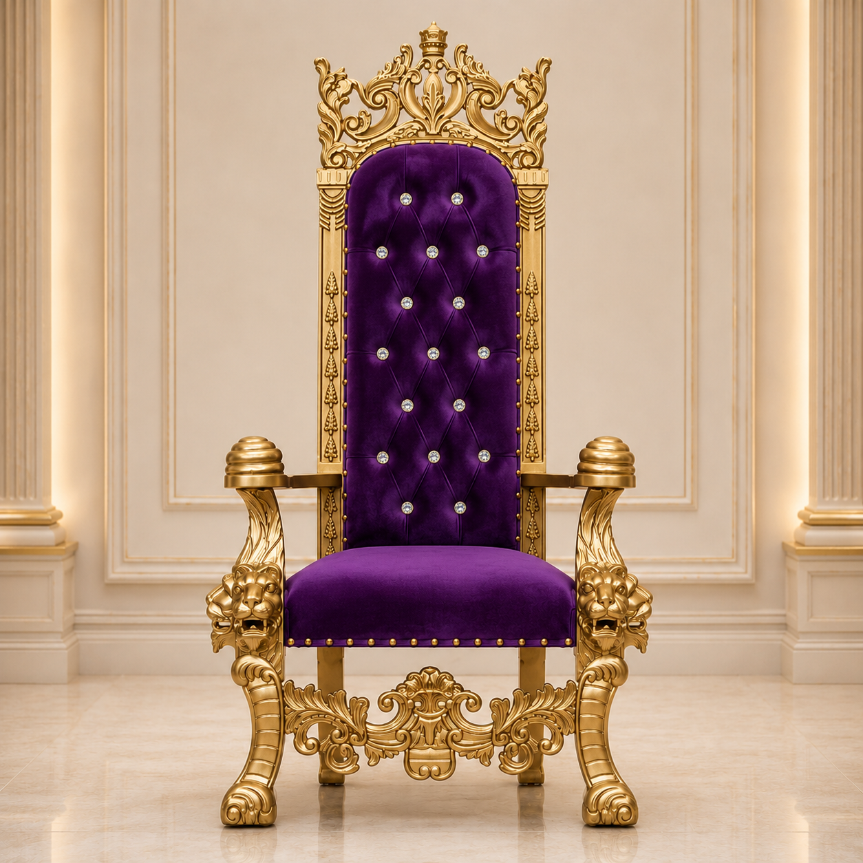 King Solomon Royal Throne Chair