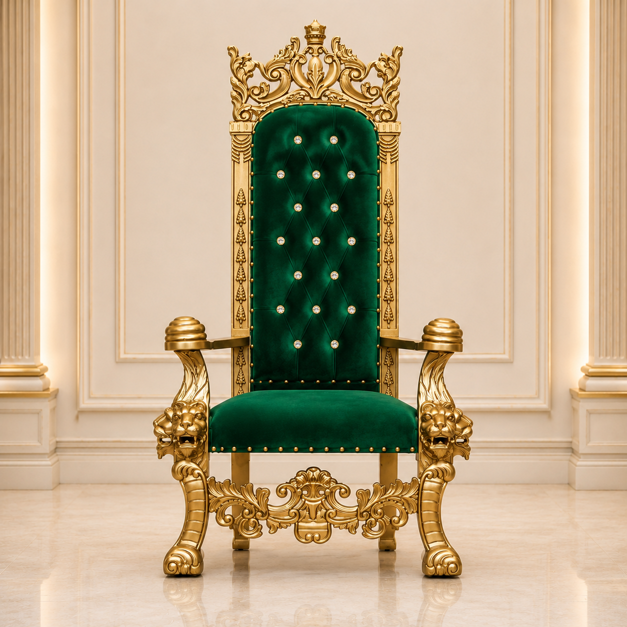 King Solomon Royal Throne Chair