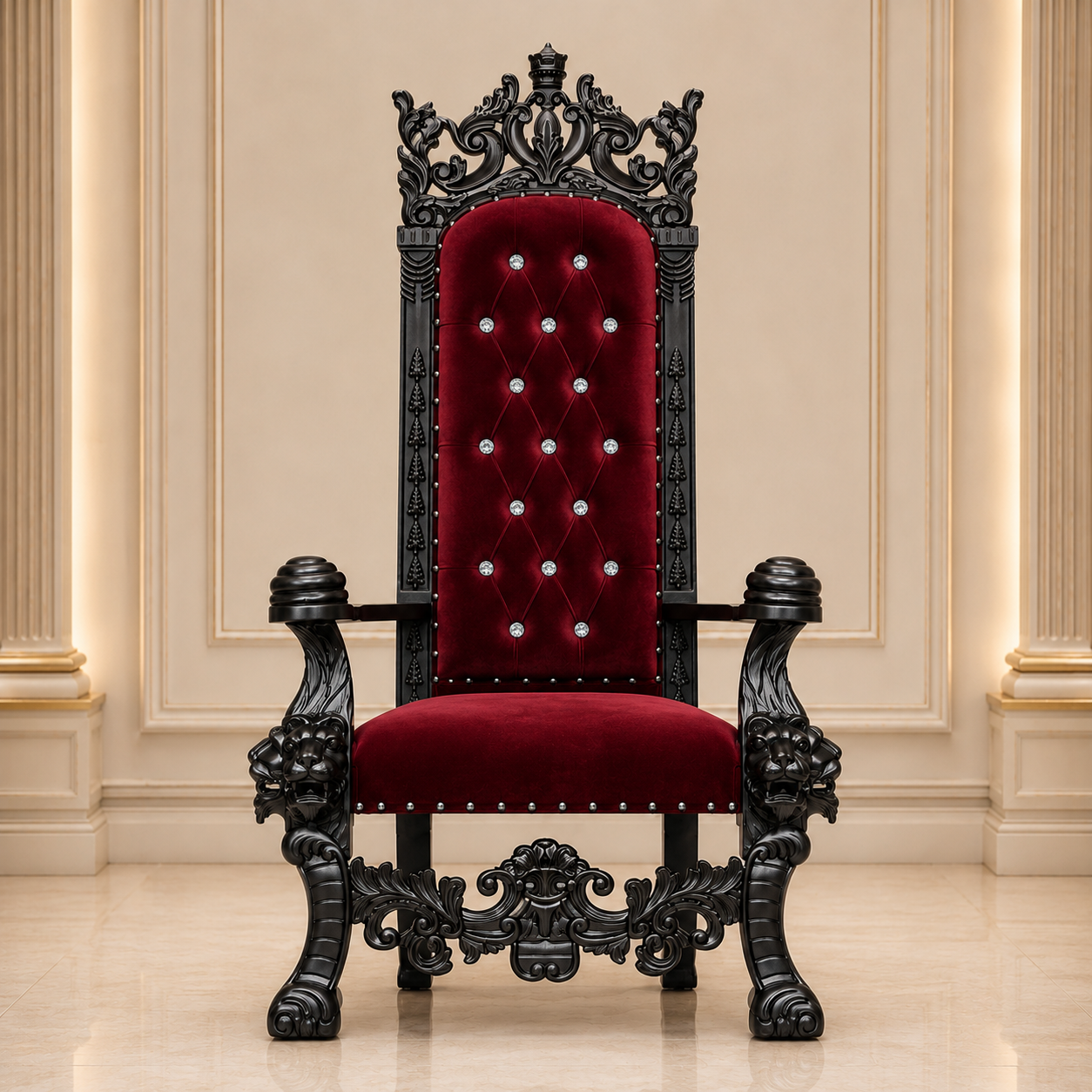 King Solomon Royal Throne Chair