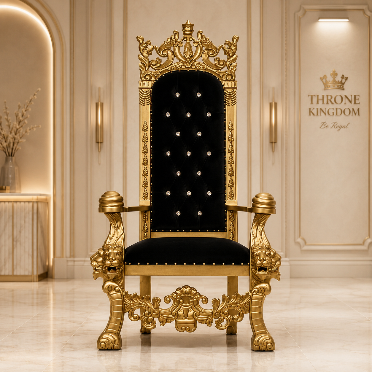 King Solomon Royal Throne Chair