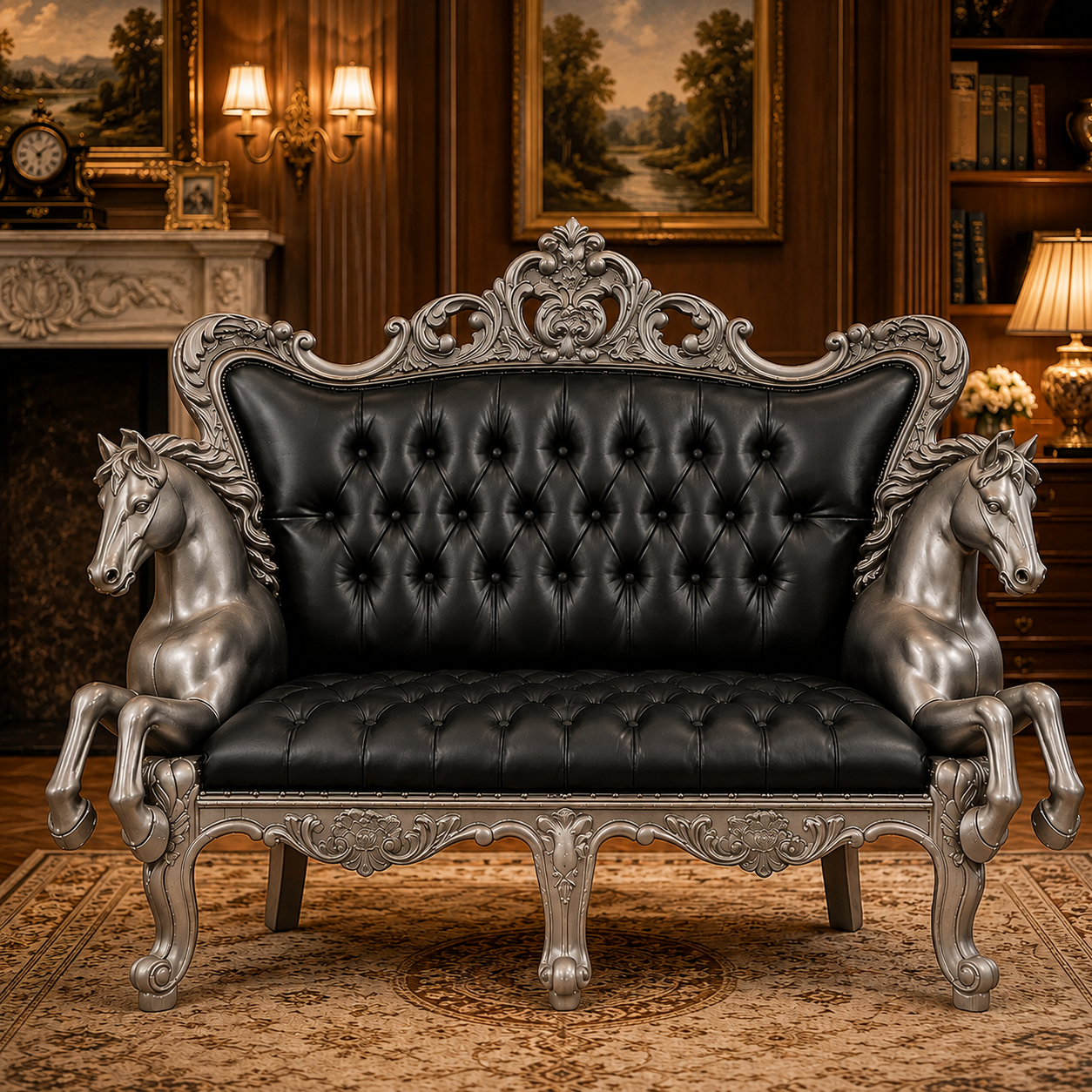 Farrah L Royal Loveseat - Dark Horse Edition