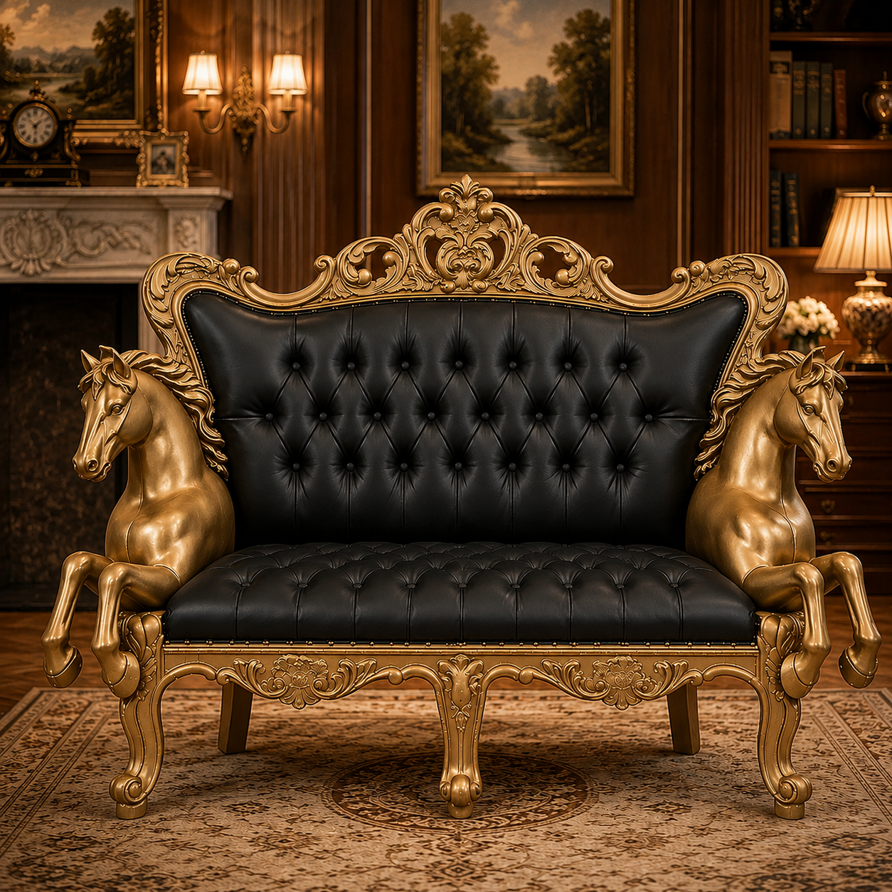 Farrah L Royal Loveseat - Dark Horse Edition