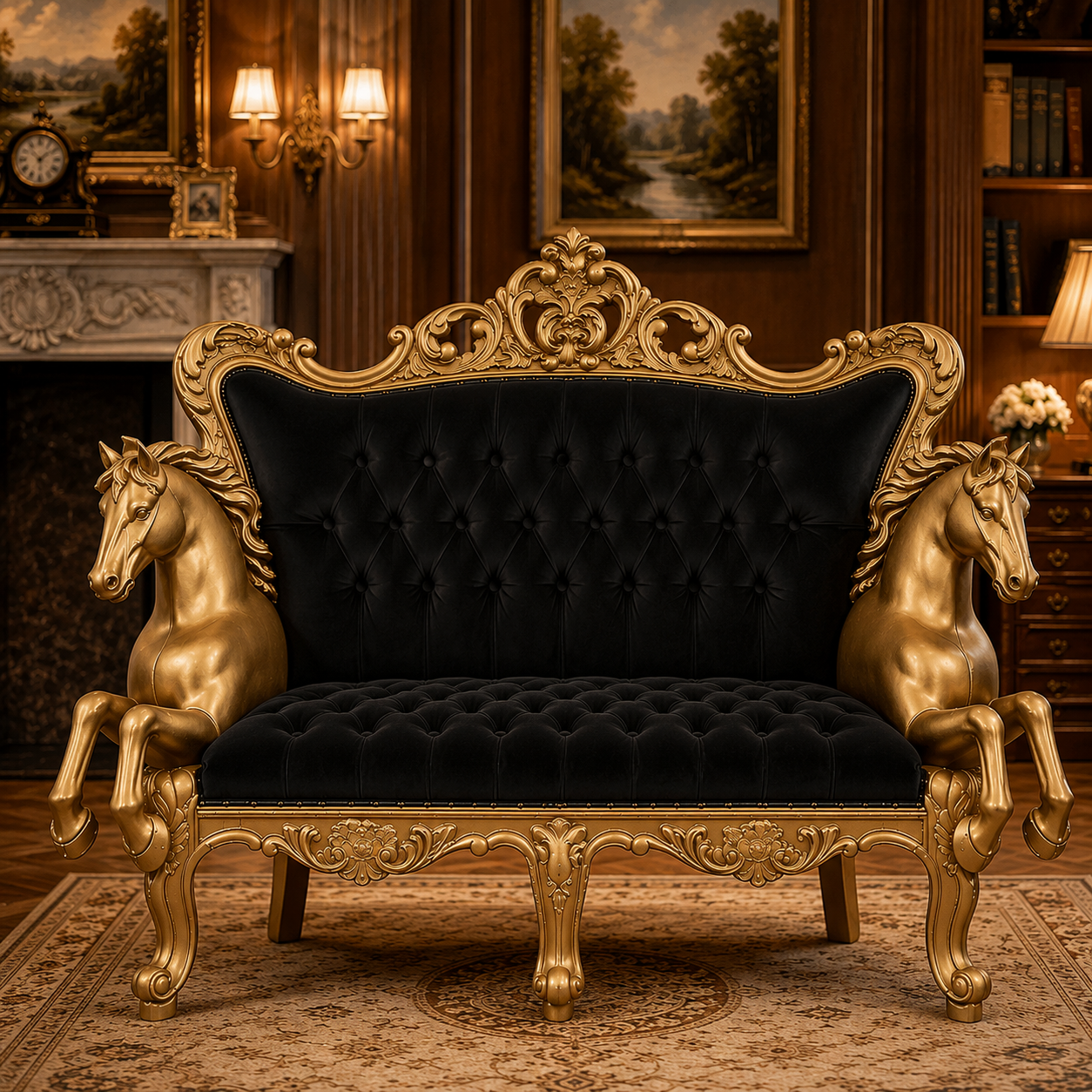 Farrah L Royal Loveseat - Dark Horse Edition
