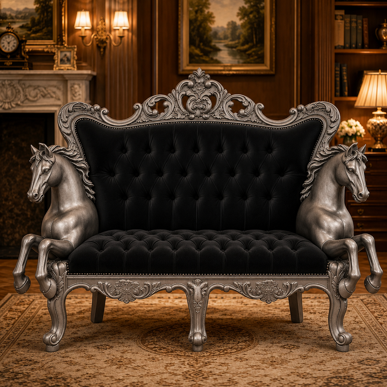Farrah L Royal Loveseat - Dark Horse Edition