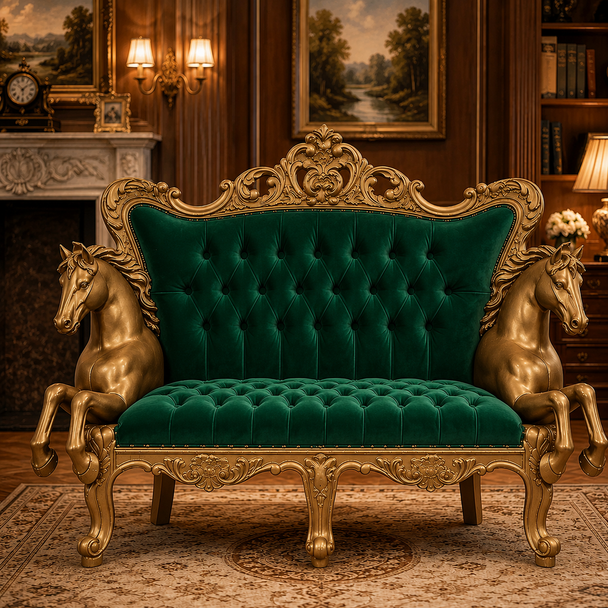 Farrah L Royal Loveseat - Dark Horse Edition