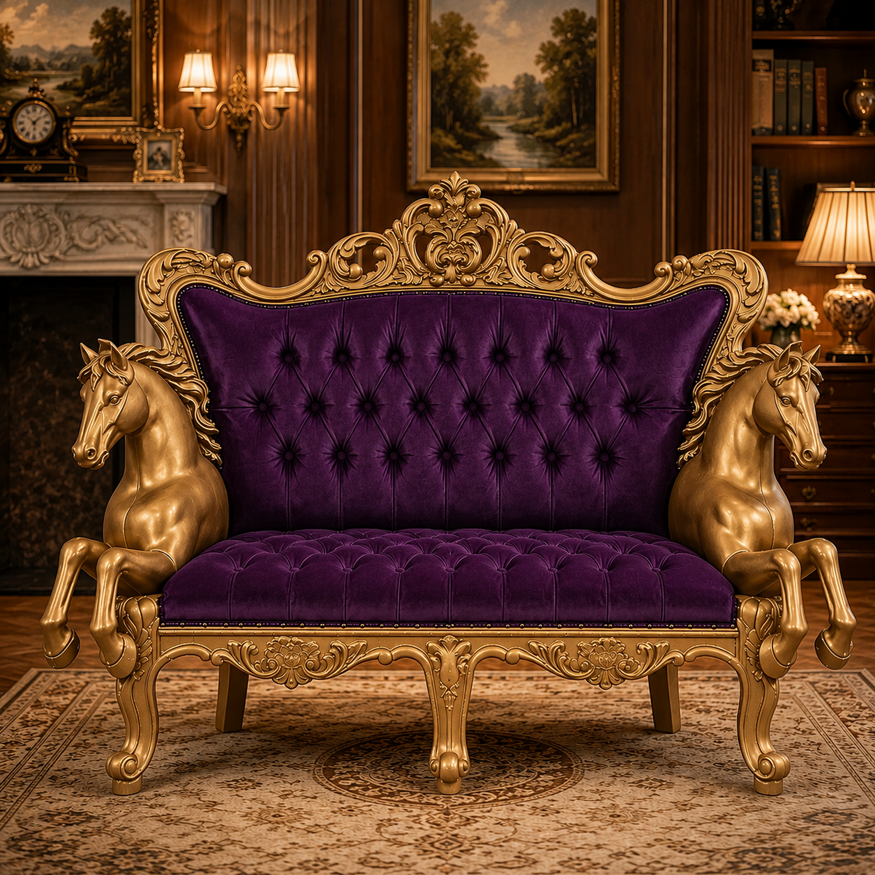 Farrah L Royal Loveseat - Dark Horse Edition