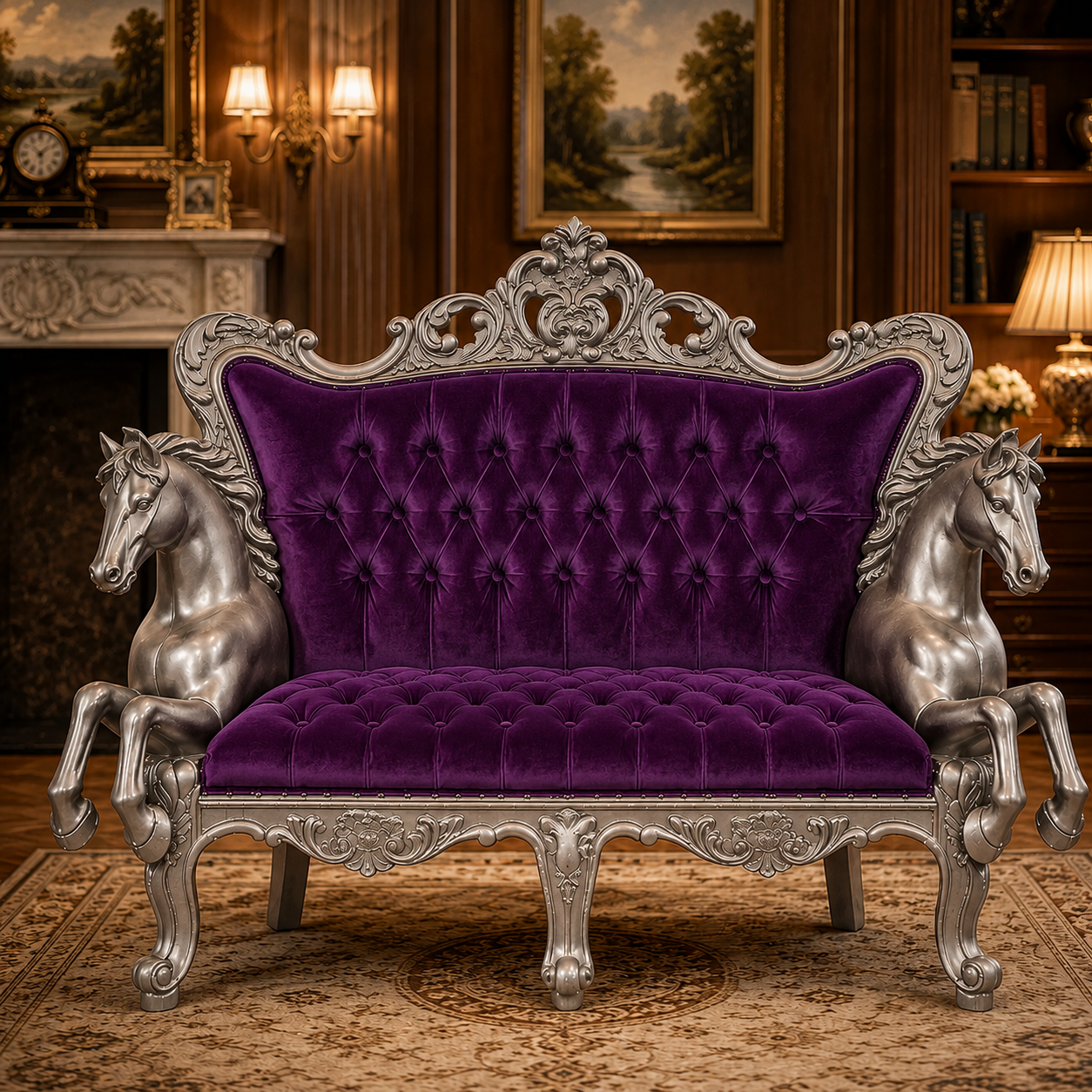 Farrah L Royal Loveseat - Dark Horse Edition
