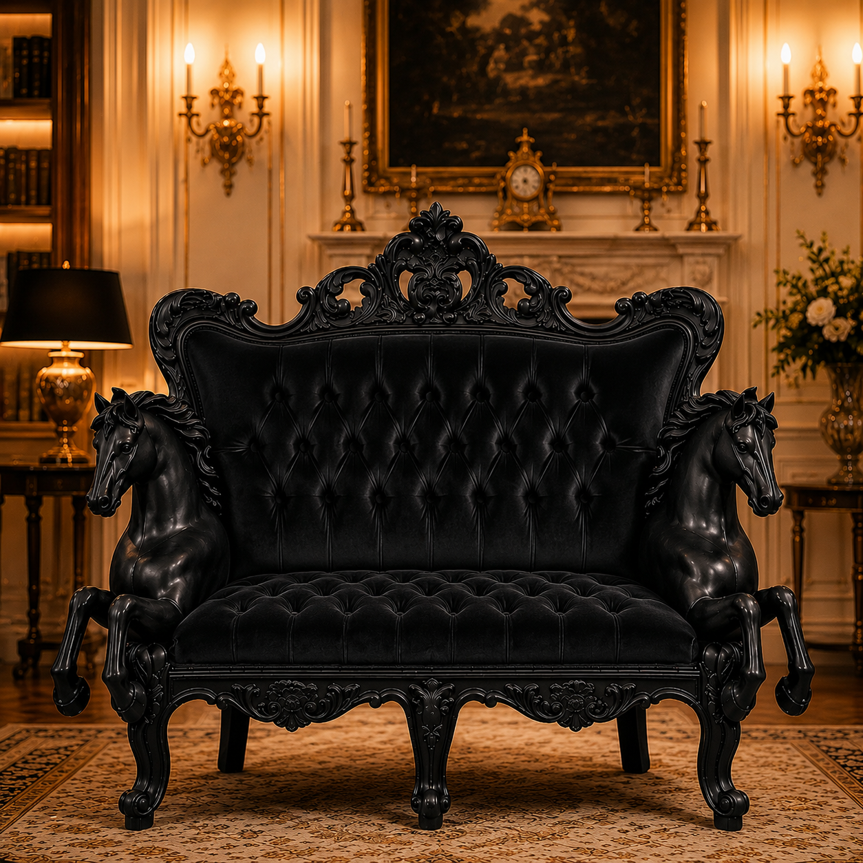 Farrah L Royal Loveseat - Dark Horse Edition