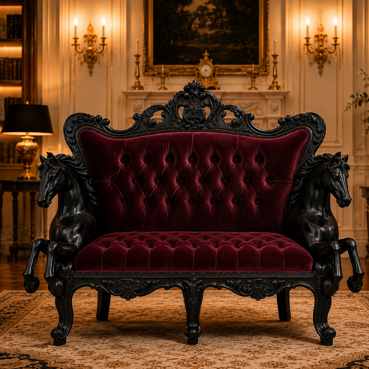 Farrah L Royal Loveseat - Dark Horse Edition