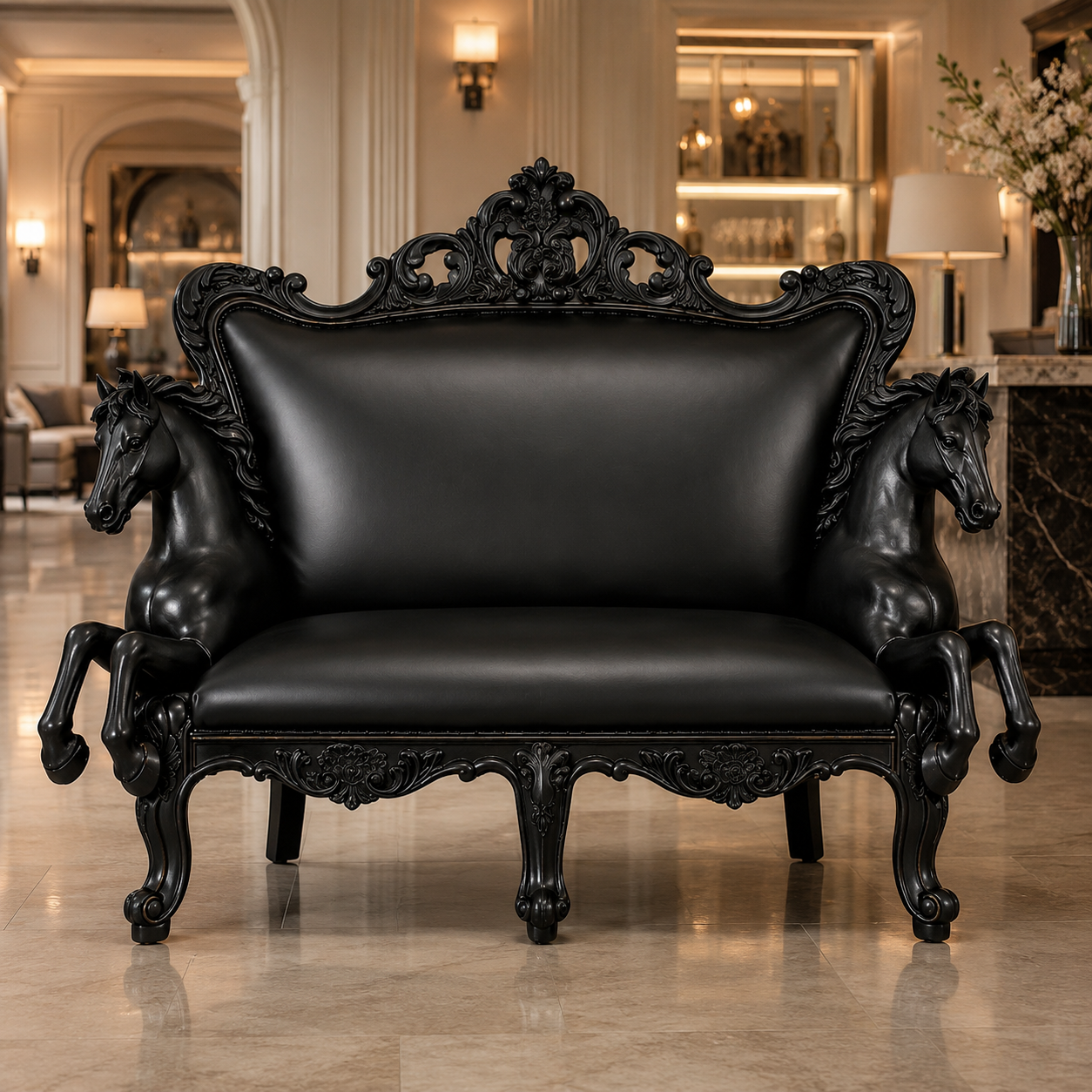 Farrah L Royal Loveseat - Dark Horse Edition