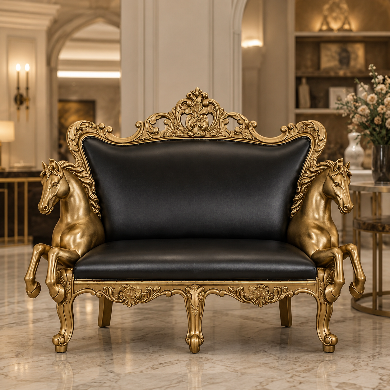 Farrah L Royal Loveseat - Dark Horse Edition