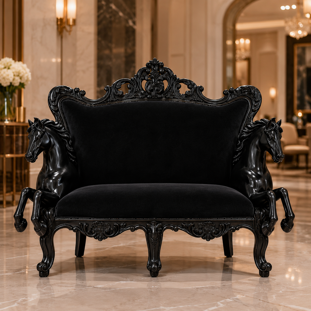 Farrah L Royal Loveseat - Dark Horse Edition