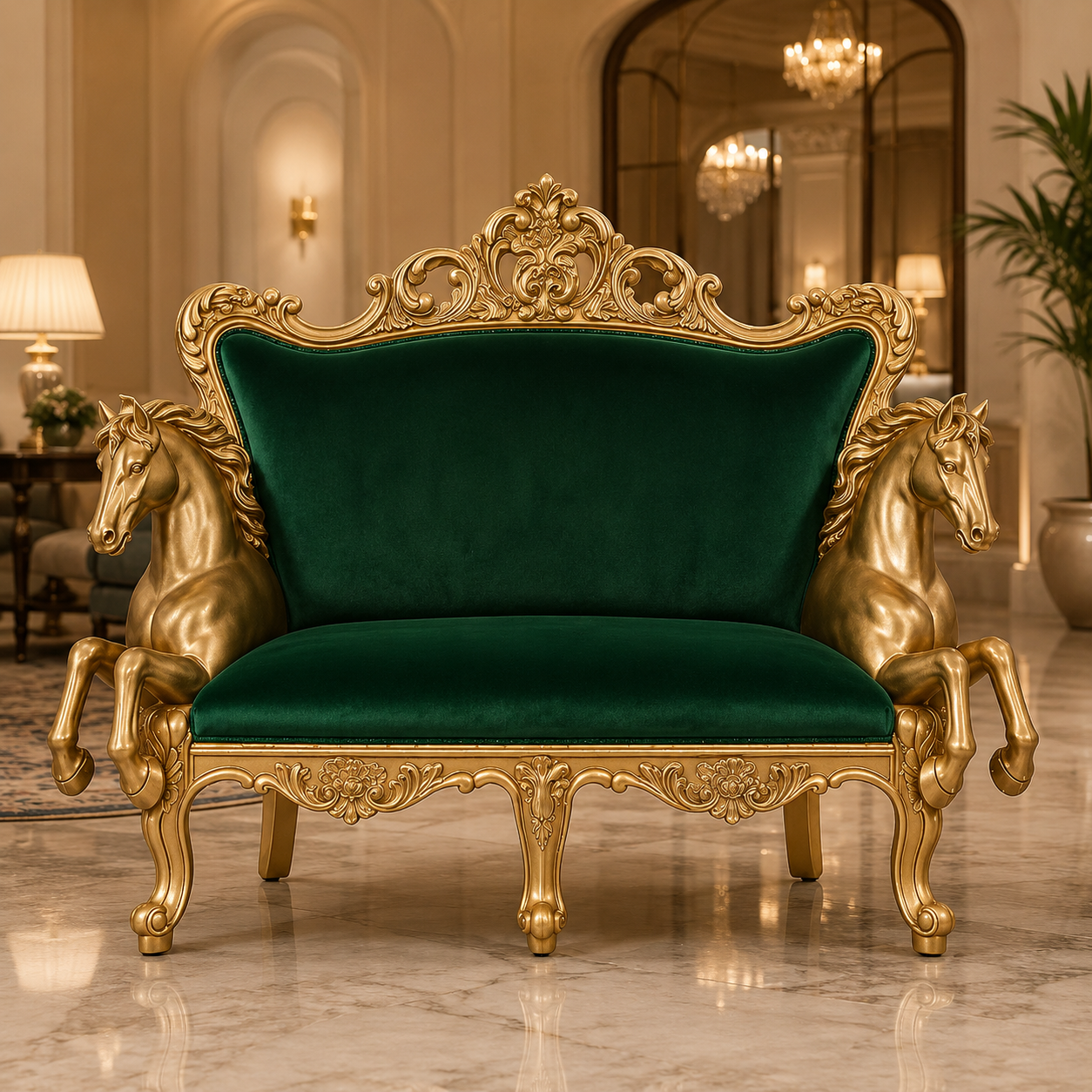Farrah L Royal Loveseat - Dark Horse Edition