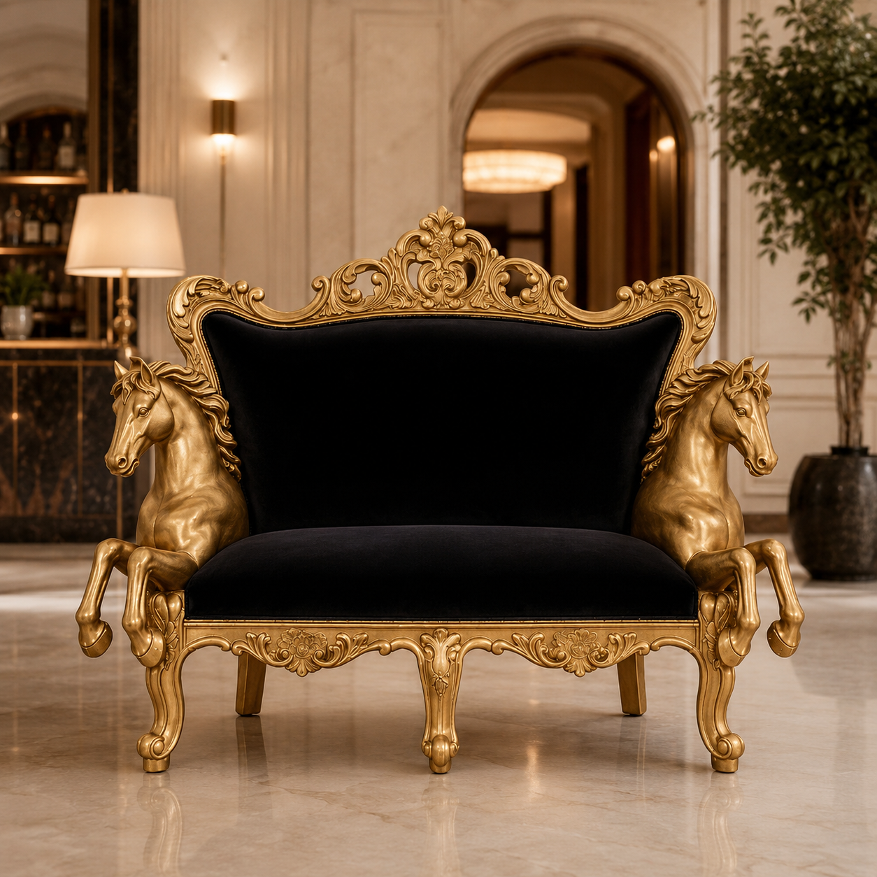 Farrah L Royal Loveseat - Dark Horse Edition