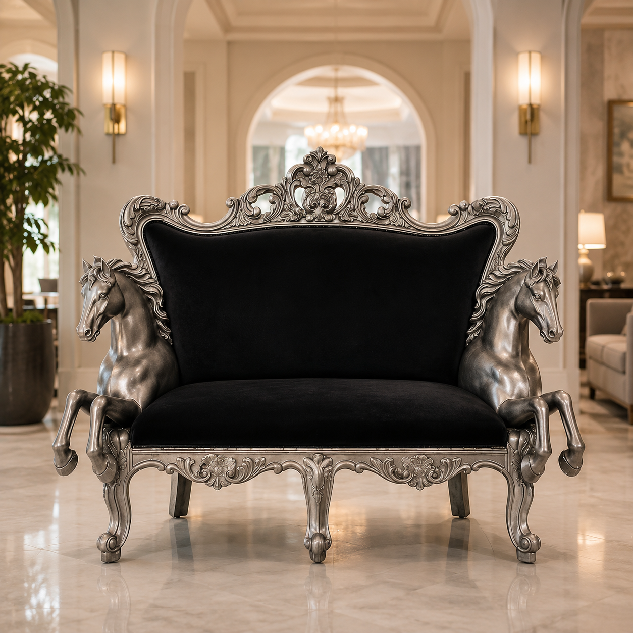 Farrah L Royal Loveseat - Dark Horse Edition