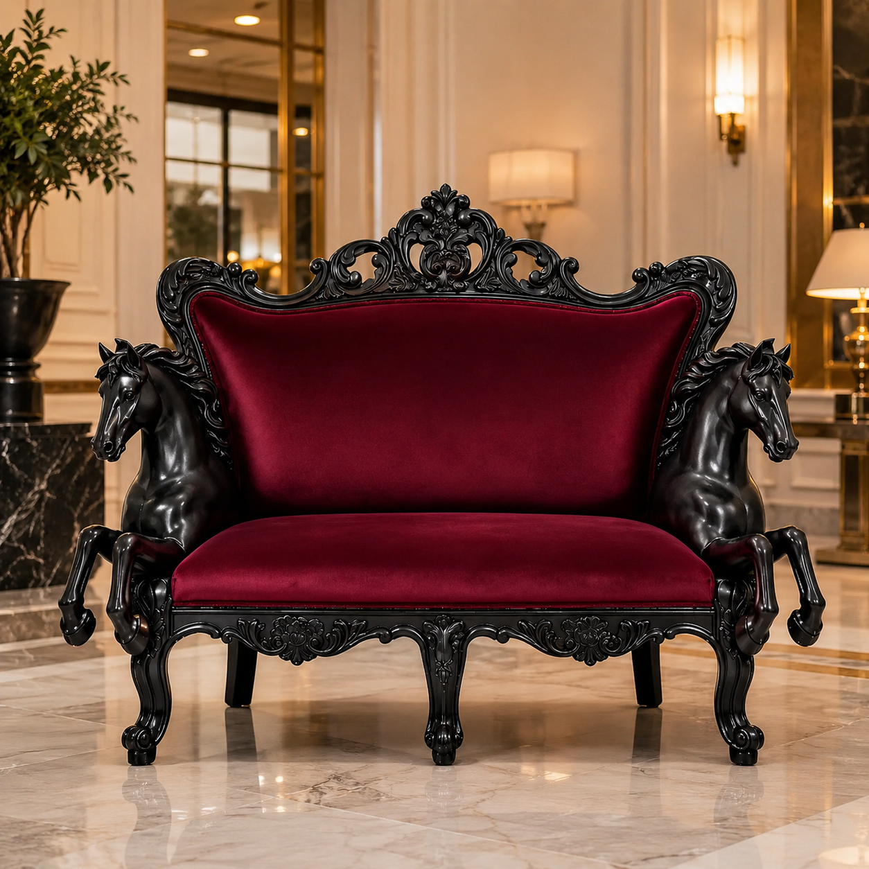 Farrah L Royal Loveseat - Dark Horse Edition