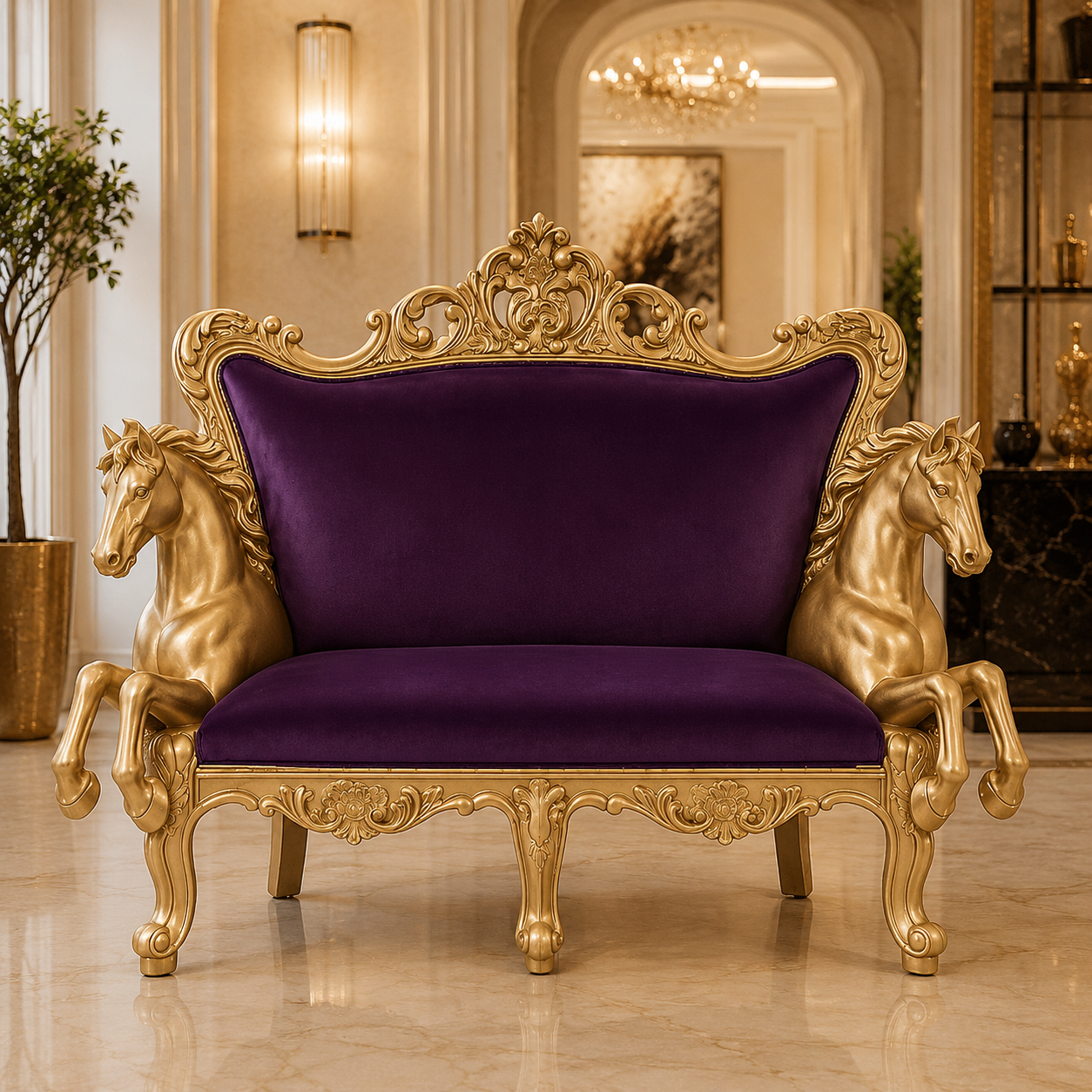 Farrah L Royal Loveseat - Dark Horse Edition