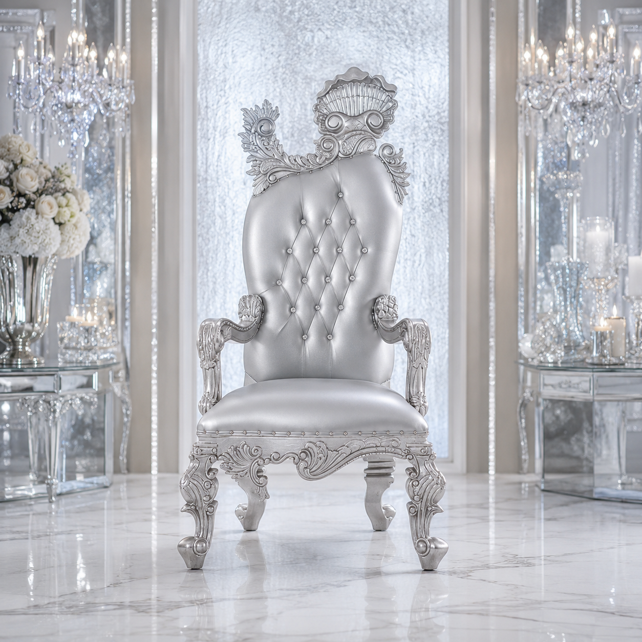 Leandra Royal Throne Chair