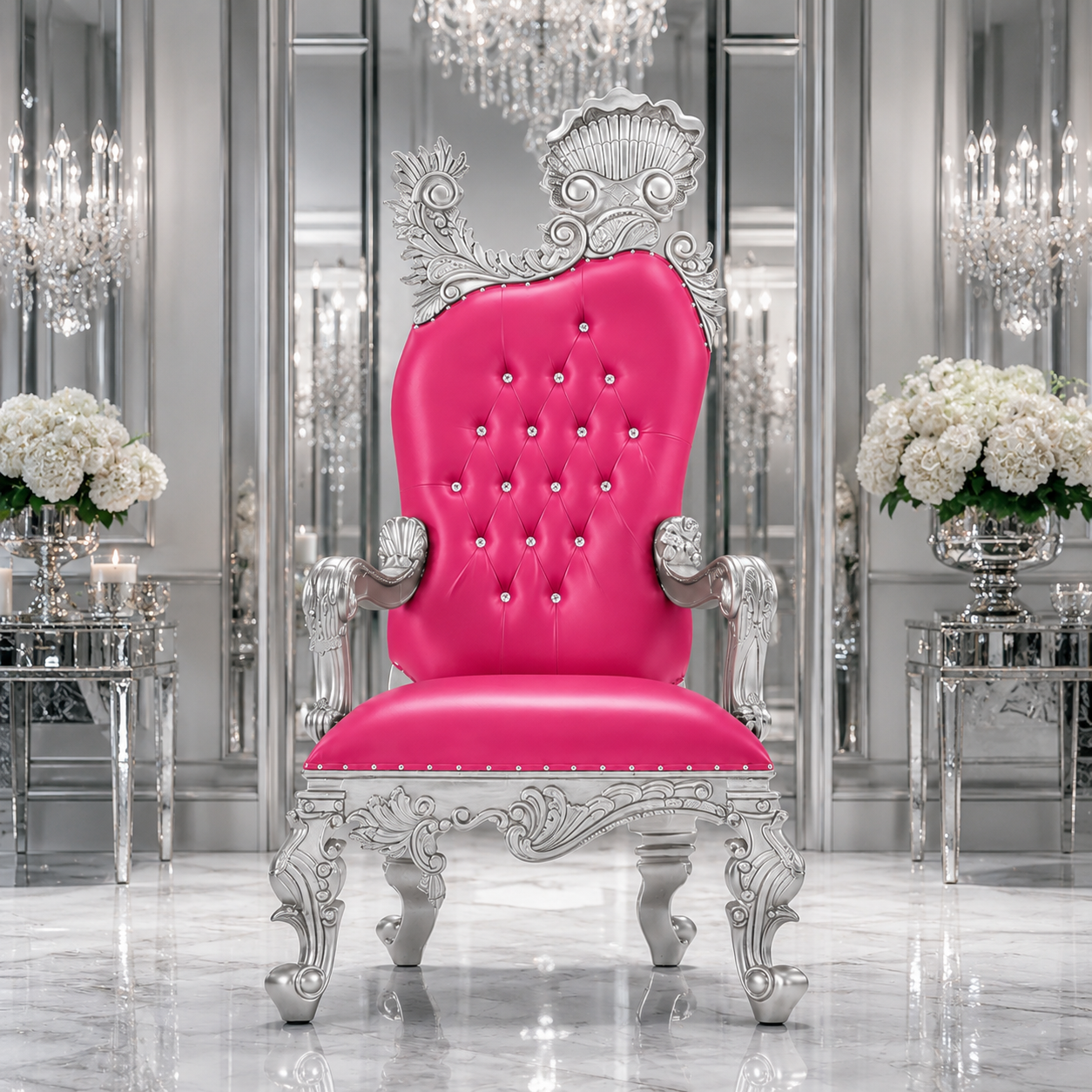 Leandra Royal Throne Chair